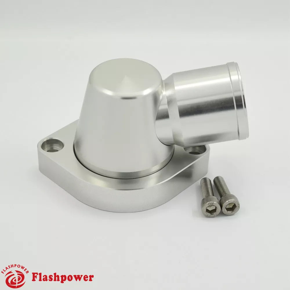 Billet Swivel Thermostat Housings Water Neck 90 1.5'' LS Engine Clear