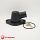 Billet Swivel Thermostat Housings Water NecK Ford FE  1.25'' Black