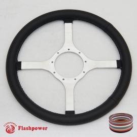 14" Classic Wrapped Steering Wheel 9 bolt