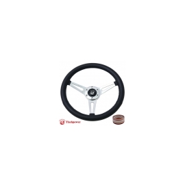15" Classic Leather Steering Wheel 6 bolt