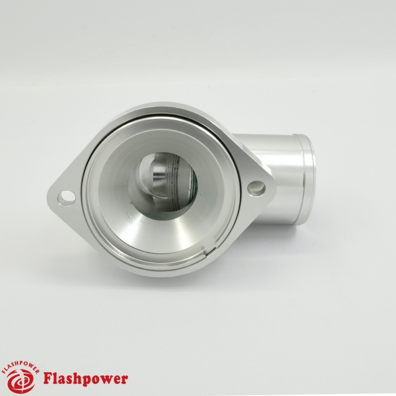 Billet Swivel Thermostat Housings Water NecK 90 1.5/" LS Engine Clear