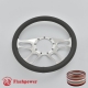 Trickster 14" Polished Billet Steering Wheel with Full Wrap