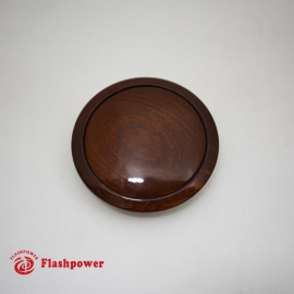 Horn Button for 9 bolt Steering Wheels,Small Wood Walnut