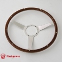 14'' Laminated Wood Steering Wheel