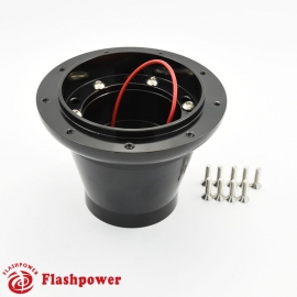 Flashpower steering wheel adapter 9 bolt Billet Black