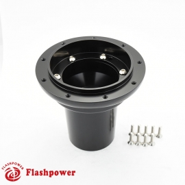 Flashpower steering wheel adapter 9 bolt Billet Black
