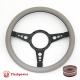 Sport 14" Black Billet Steering Wheel with Full Wrap