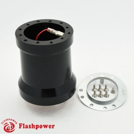 6557B Flashpower Steering Wheel Adapter Kit For PORSCHE 911 Carrera RS 944 993 89-94 Black