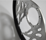 Flames 14" Polished Billet Steering Wheel with Full Wrap