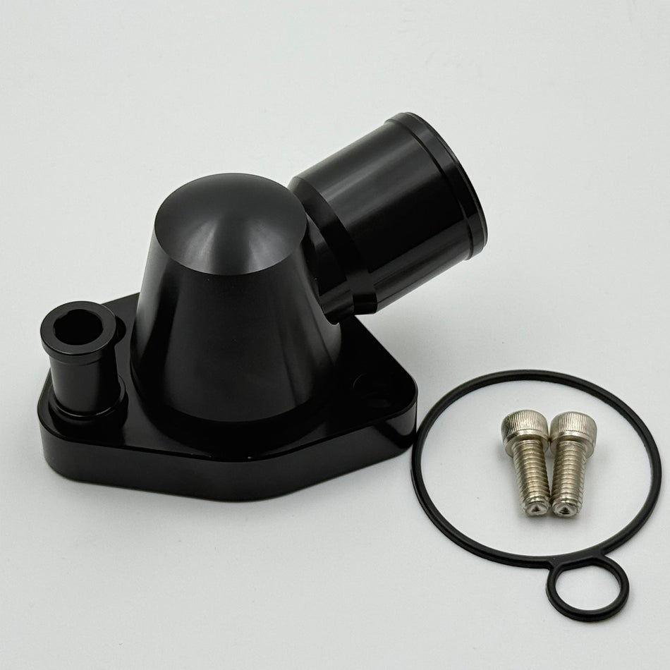 FACTORY SECOND: Billet Aluminum Swivel Thermostat Housing Ford Small Block 289 302 351W 1.5''