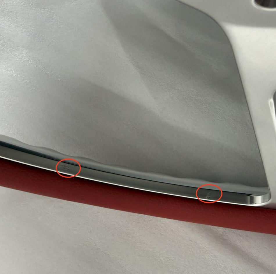 FACTORY SECOND: 14'' D Type Billet Sector VI Steering Wheel Half Wrap Muscle Car GMC W/Horn Button