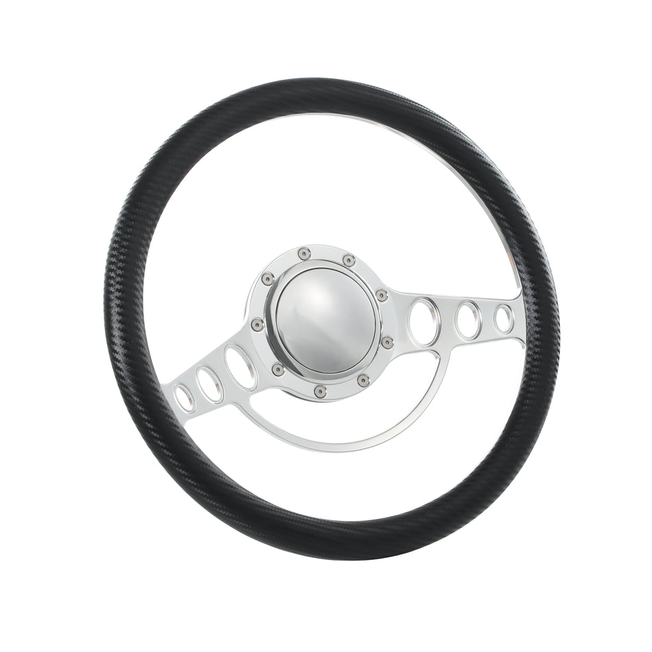 14'' Billet Steering Wheels Black Half Wrap Buick Cadillac Pontiac GTO Firebird
