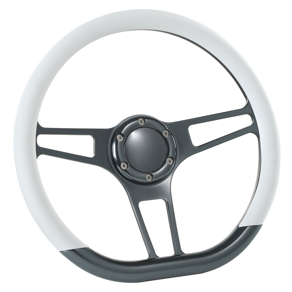 14'' Gun Metal Billet Sector VI Steering Wheel Caprice S10 Chevy Blazer W/Horn
