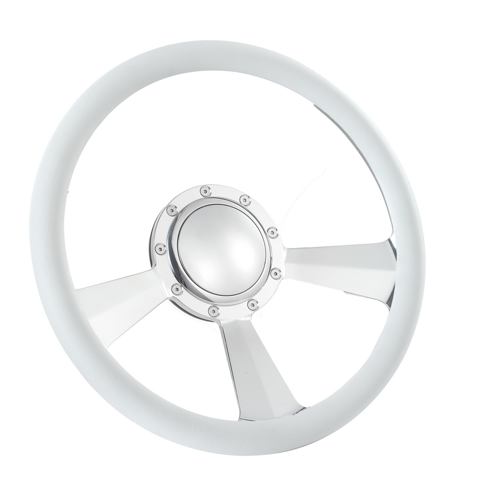 15.5'' Billet Steering Wheel Half Wrap GMC Chevy Ford Mopar