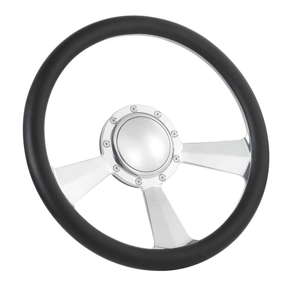 15.5'' Billet Steering Wheel Half Wrap GMC Chevy Ford Mopar
