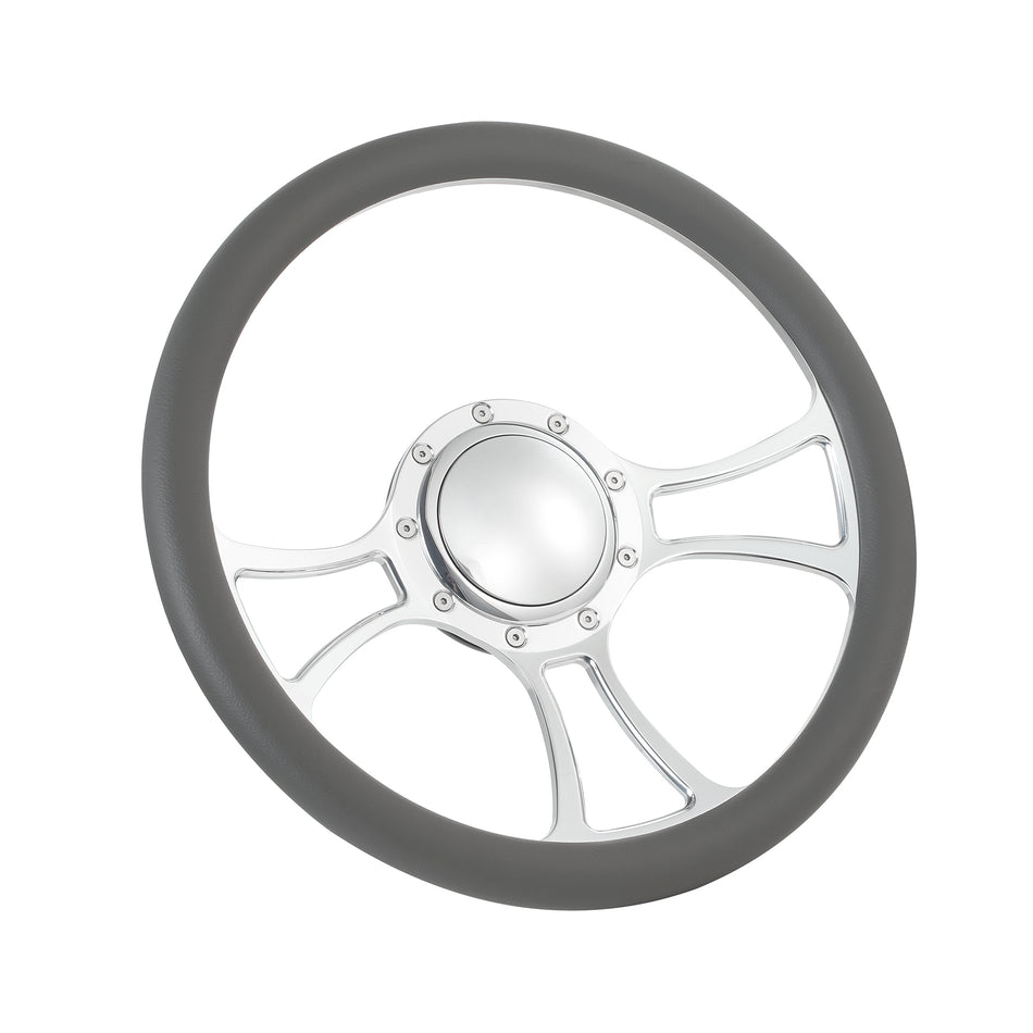 14'' Billet 9-Bolt Viral Lenkräder, halb umwickelt, Restaurierung Suburban El Camino