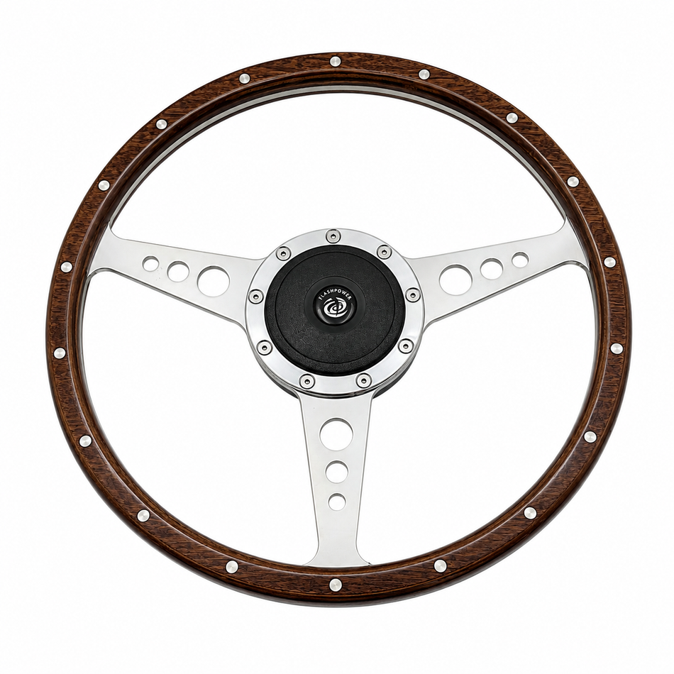 14'' Classic Wood Steering Wheel Restoration Vintage MG GT MGB Midget Derrington