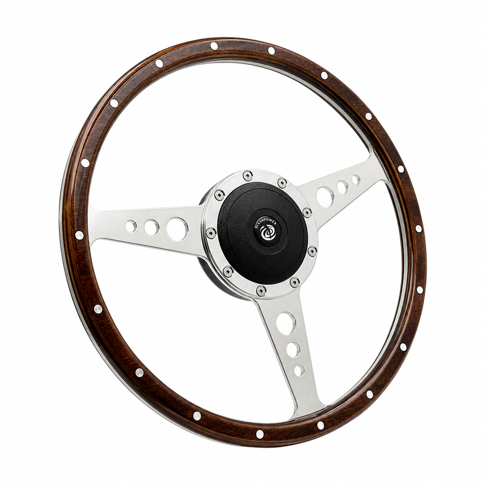 14'' Classic Wood Steering Wheel Restoration Vintage MG GT MGB Midget Derrington