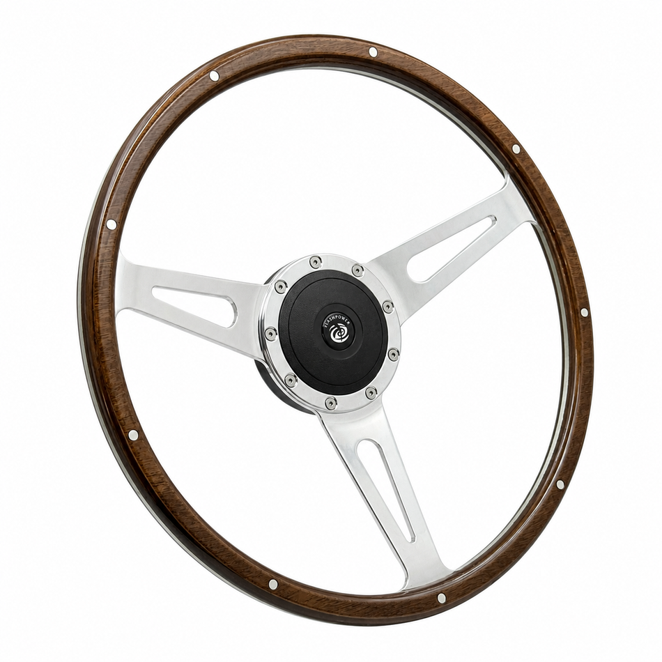 16'' Laminated Wood Steering Wheel RestorationTriumph Spitfire TR4 w/ Horn