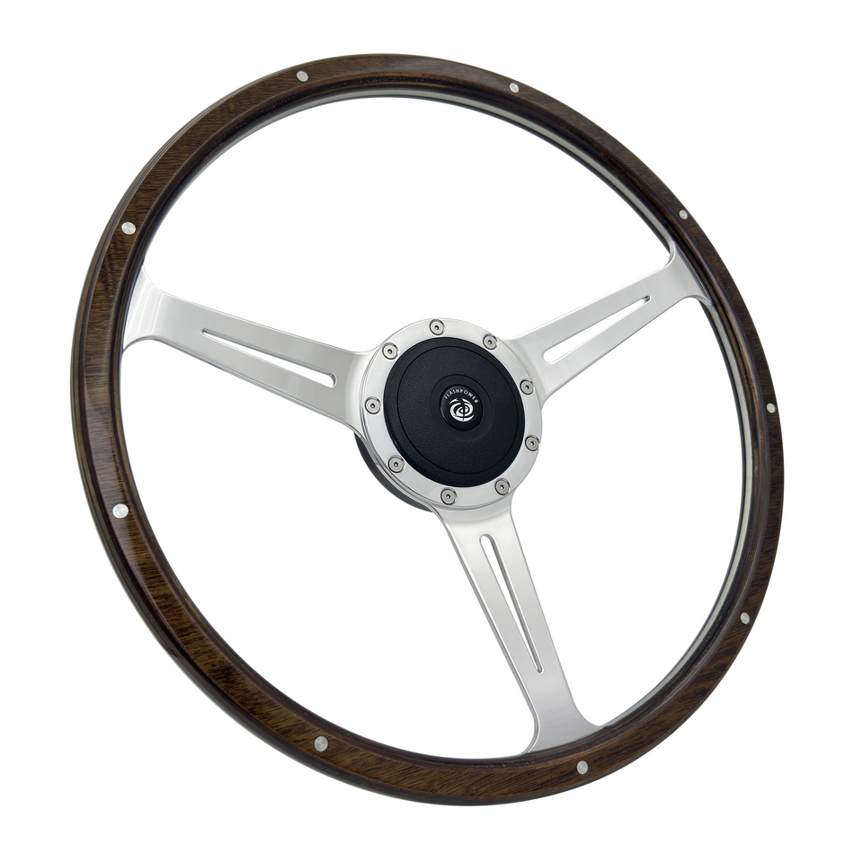 16'' Classic Wood Grain Steering Wheel Restoration VW Transporter Karmann W/ Horn