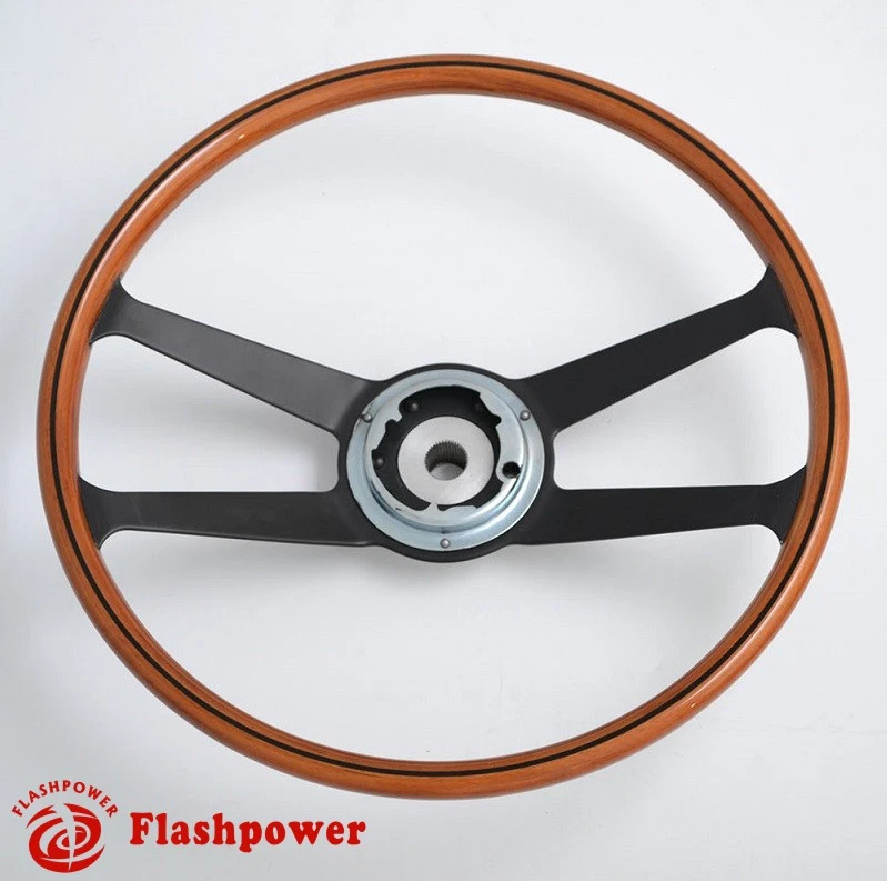 420mm Reproduction VDM Wood Rim Steering Wheel Restoration Porsche 901 911 912