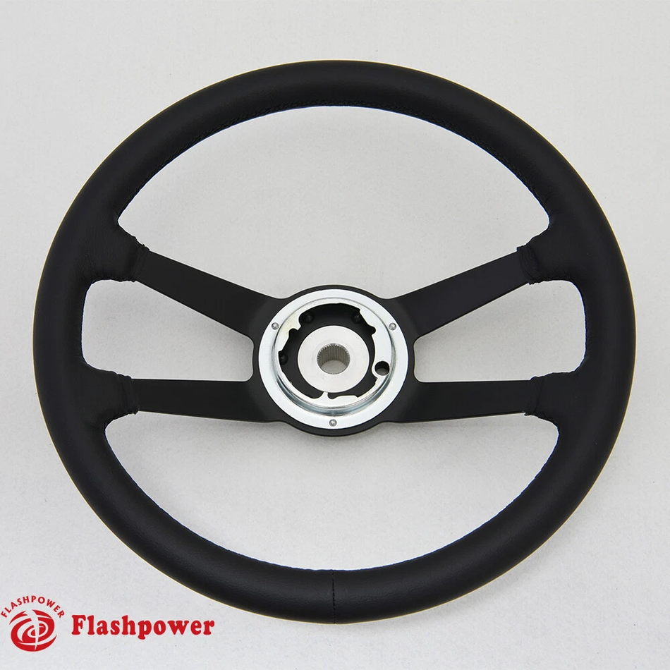 15'' Reproduction VDM Leather Steering Wheel Restoration Porsche 911RS 914 916