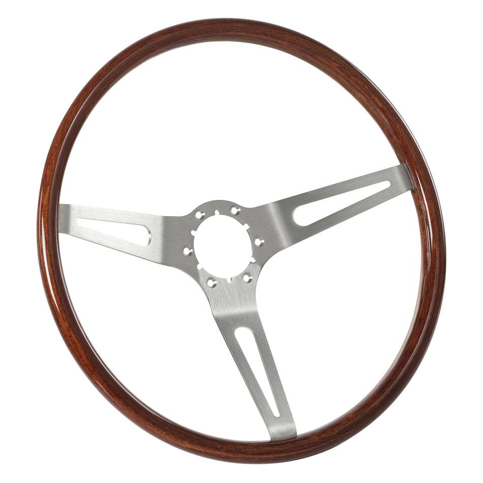Flashpower GM Classic Wood Steering Wheel Original Restoration Muscle Car 15''