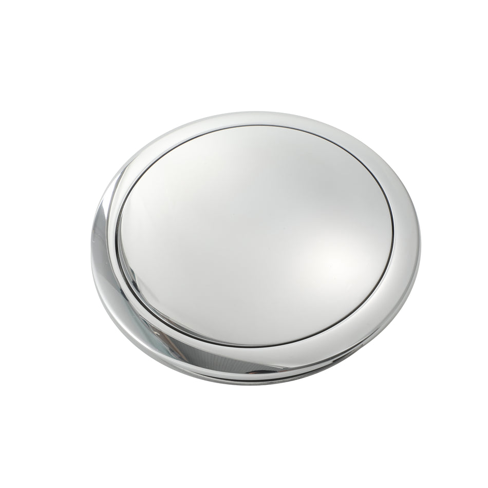 Billet Aluminum Steering Wheel Horn Button 9 bolt Small Plain High Polished