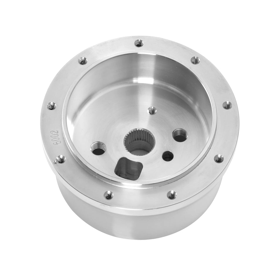9 Bolt Steering Wheel Hub Adapter Flaming River, Ididit, GM, Chevy Polished