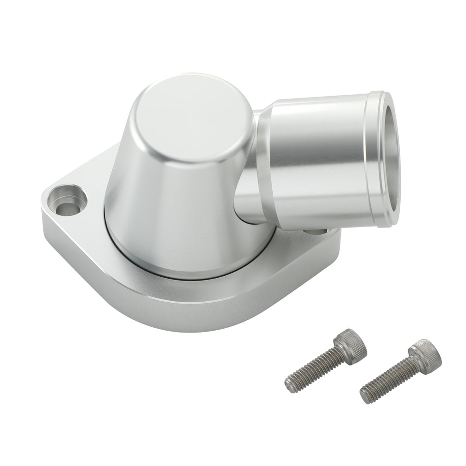 Billet Swivel Thermostat Housings Water Neck 90 1.5'' LS Engine Clear