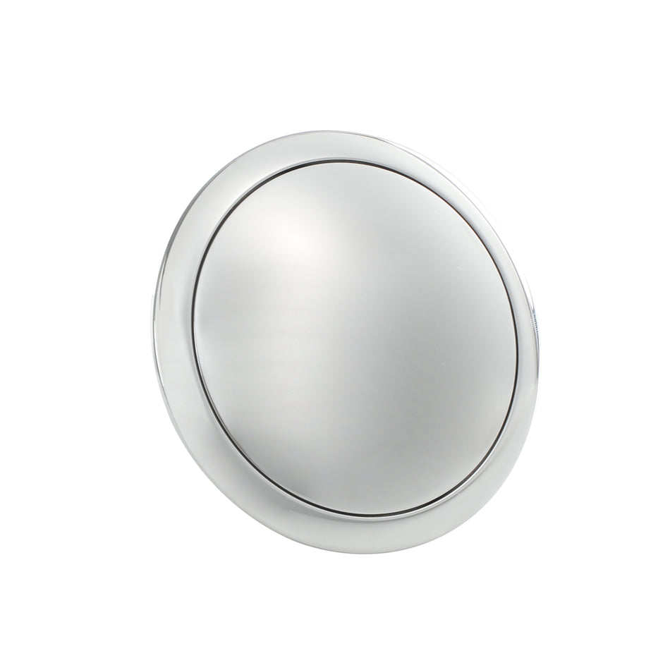 Billet Aluminum Steering Wheel Horn Button 9 bolt Small Plain High Polished