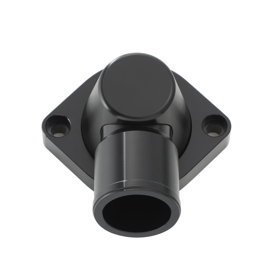 Billet Swivel Thermostat Housings Water Neck 90 1.5" GM LS Engine Black