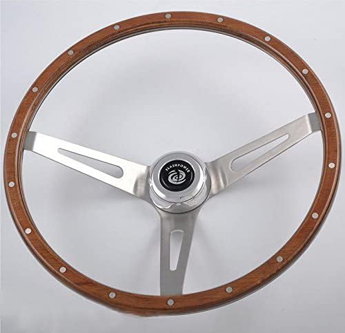 14" Laminated Wood Classic Steering Wheel Falcon Comet 3 Bolt