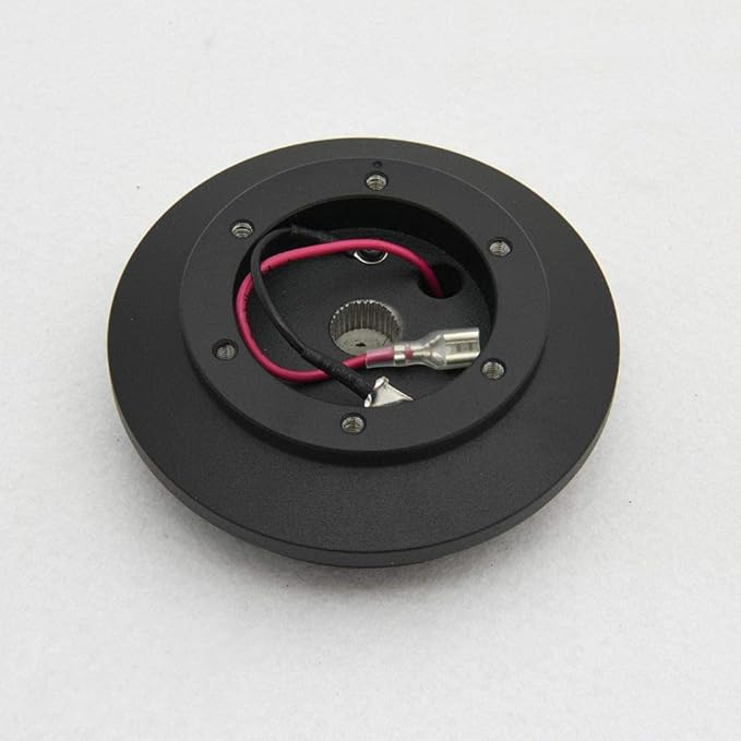 Flashpower 6 bolt Steering Wheel Short Hub Adapter Billet Black Compatible with Toyota CELICA LAND CRUISER SUPRA