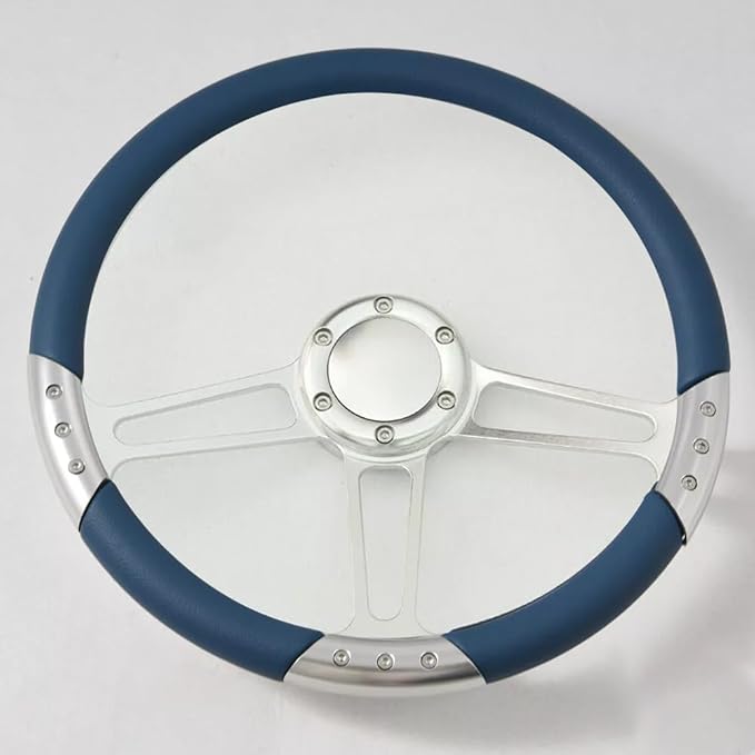 14'' Billet Steering Wheel Half Wrap Custom Chevy Ididit FlamingRiver