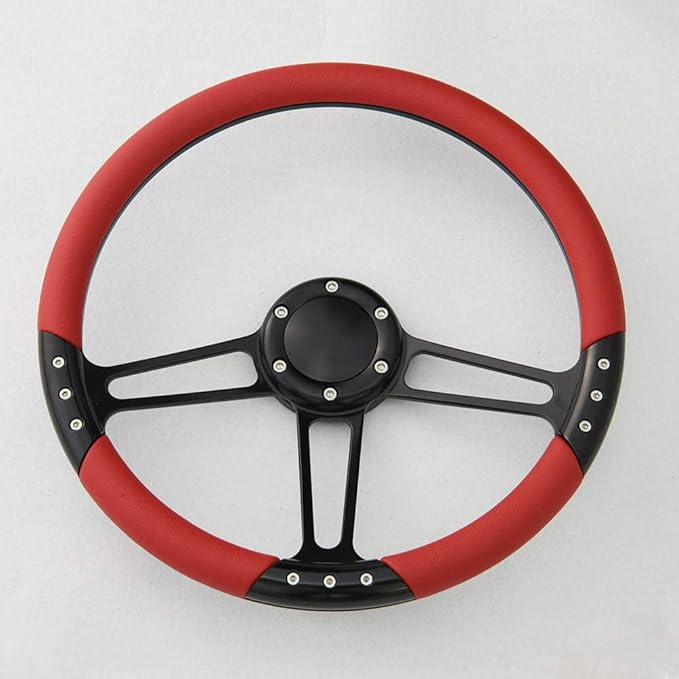 14'' Billet Steering Wheels Street Rod Comet Cyclone Marquis w/ Horn