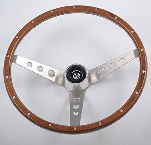 14" Laminated Wood Classic Steering Wheel Lincoln Mercu 3 Bolt