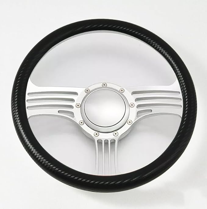 14'' Billet Steering Wheels Half Wrap GMC Challenger Charger Daytona