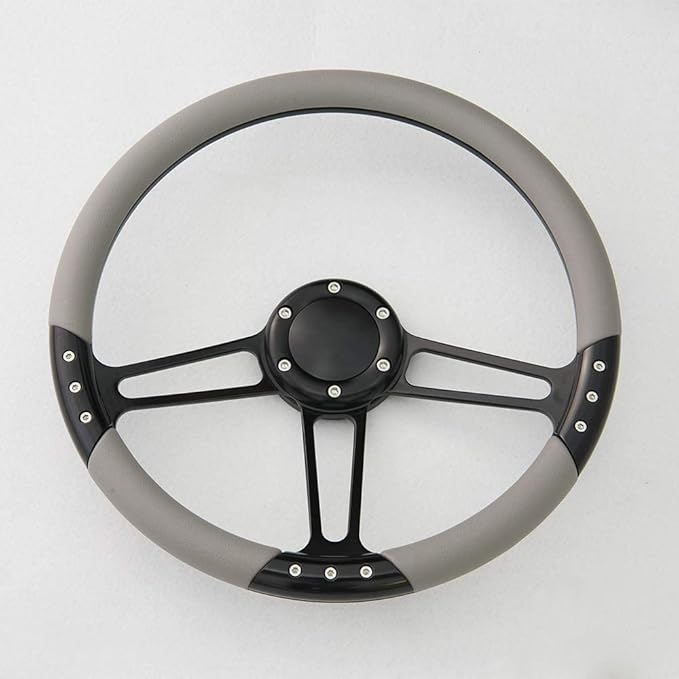 14'' Billet Steering Wheels Street Rod Comet Cyclone Marquis w/ Horn