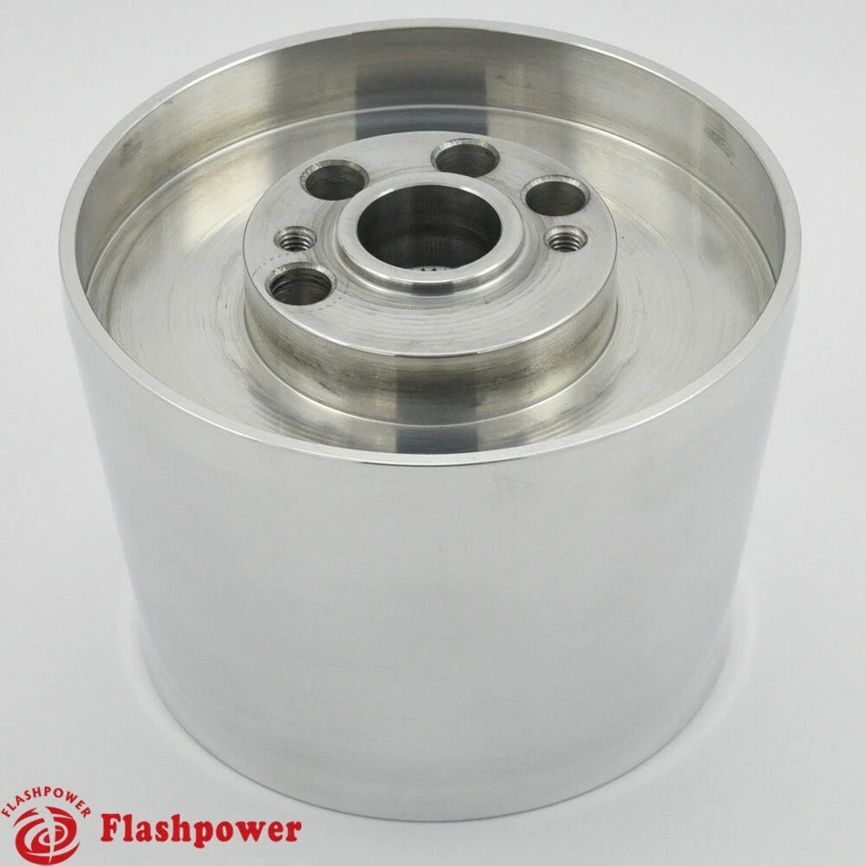 6 Hole Steering Wheel Hub Adapter Boss Kit GM Chevrolet Cadillac Truck Polished