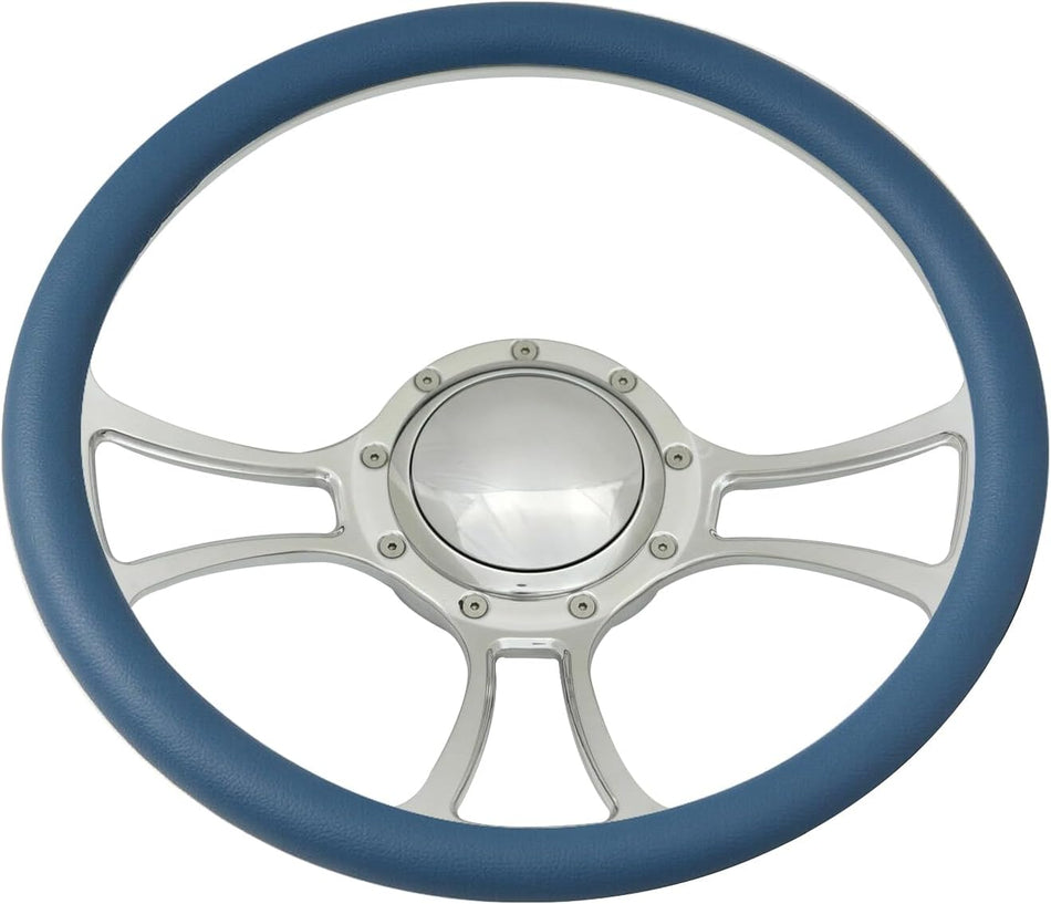 14'' Billet Steering Wheels Half Wrap Restoration Suburban El Camino
