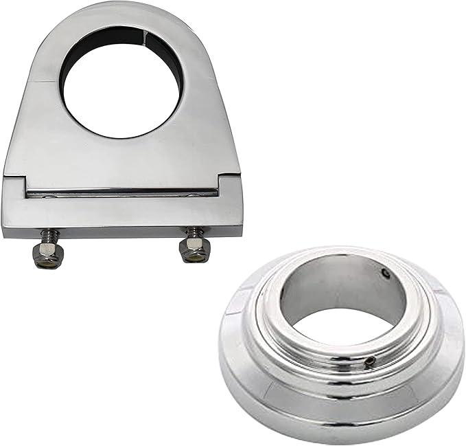 Flashpower 2'' Billet Column Drop 2-1/2'' Drop + 2'' Swivel Column Floor Mount