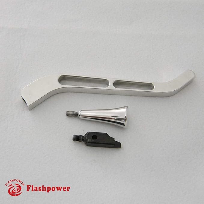 Flashpower Steering Smooth Billet Polished Aluminum Column Shift Arm Lever kit