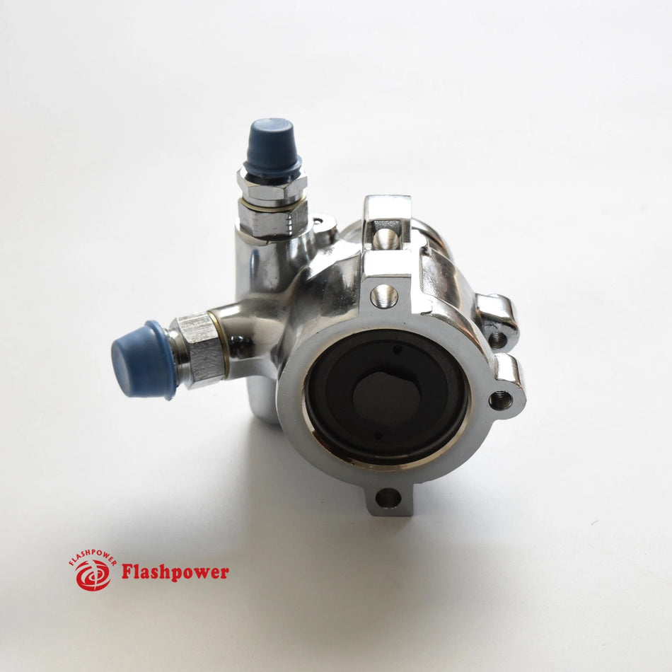 Power Steering Pump Remote Reservoir GM Type 2 Style Chrome