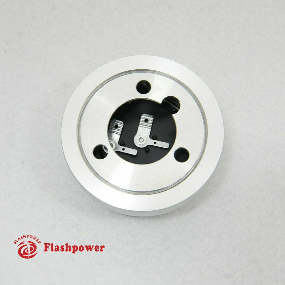 Billet Horn Button Satin for 3 Bolt Steering Wheel Mustang Ford Chevy Classic