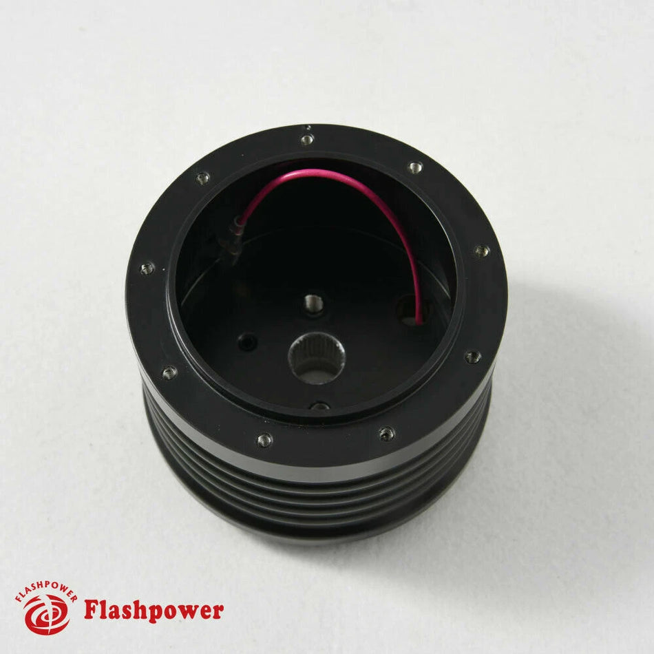 Steering Wheel Adapter 9 bolt Billet Black For Chrysler Dodge Plymouth