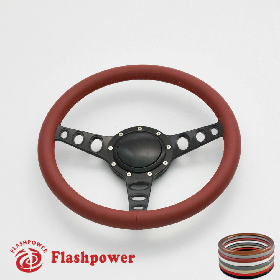 14'' Billet Steering Wheels Full Wrap Restoration Suburban El Camino GMC