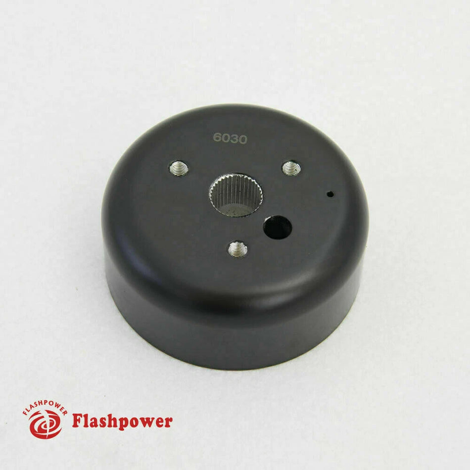 GM Chevy Steering Wheel Adapter 3 Bolt Billet Black