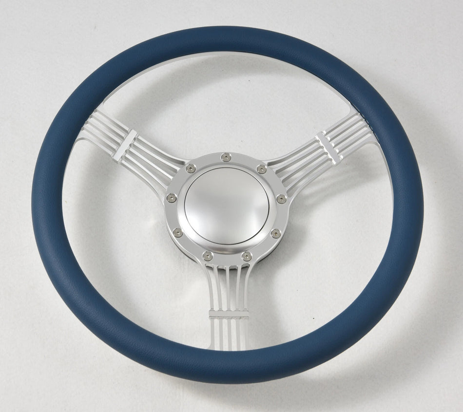 15.5'' Steering Wheel Full Wrap Banjo Wrangler YJ Cherokee Jeep w/ Horn