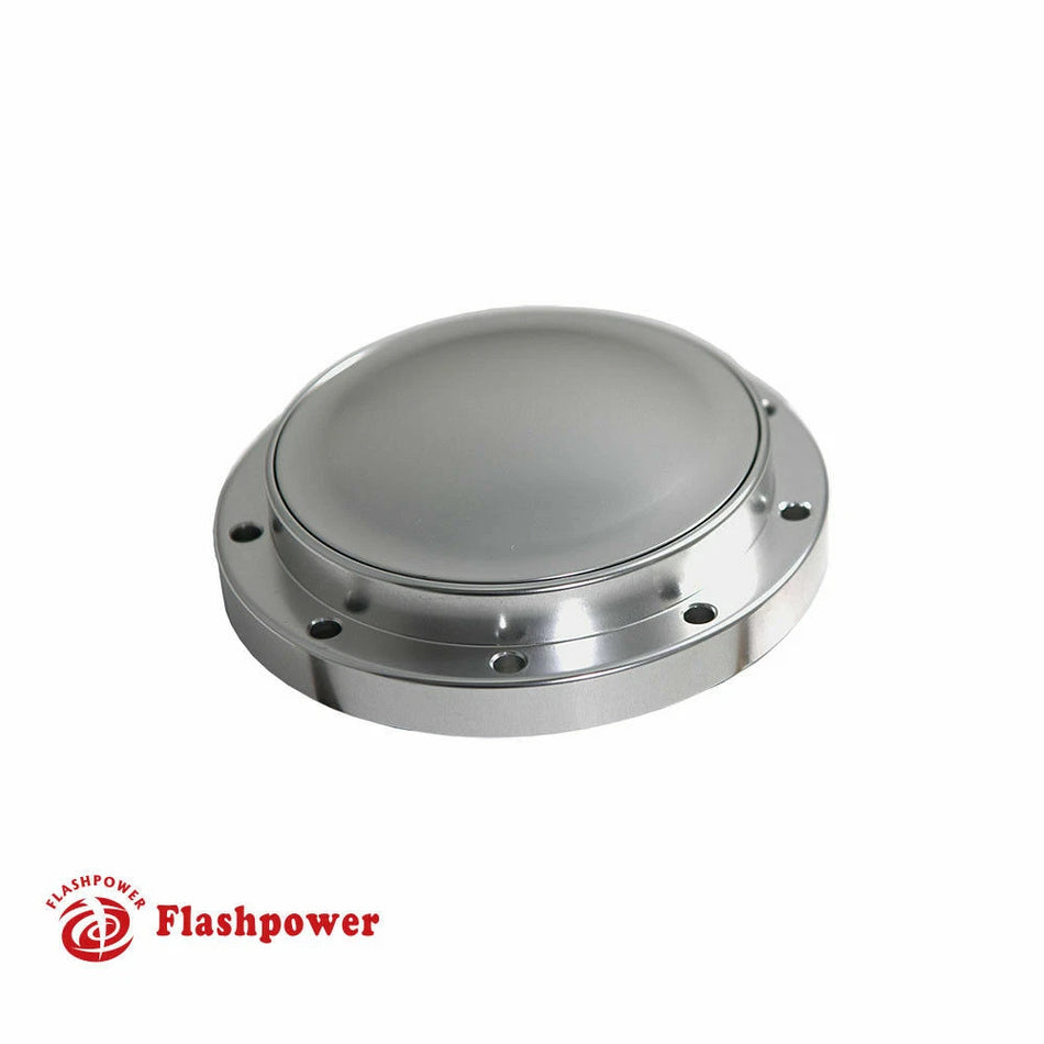 Billet Aluminum Steering Wheel Horn Button Big Plain Satin